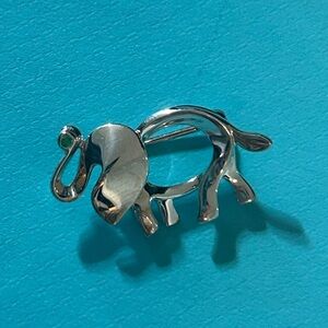 Tiffany & Co. Silver Elephant brooch